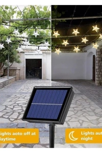 Solar 8 Fonksiyonlu 7 Metre 30 Yıldız LED