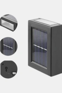 Solar Dış Mekan Aplik Su Geçirmez Dayanıklı LED Aydınlatmalı
