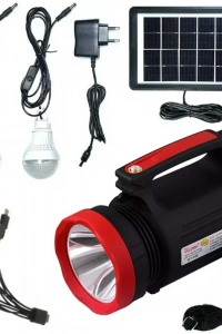 SOLAR GÜNEŞ ENERJİLİ FENER IŞILDAK LED AMPÜL WATTON WT-315