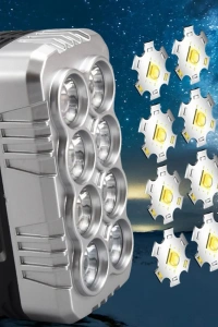 SOLAR PANELLİ LEDLİ FENER WATTON WT-614