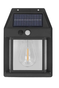 Solar Rustik Ampullü Duvar Lambası - Gün Işığı