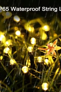 Solar Siyah Kablo Bahçe Aydınlatması