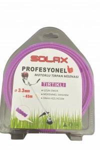 Solax Tırtıklı Tırpan Misinası 3,3 mm 45 Metre