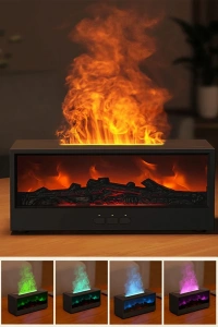 Şömine Görünümlü Alev Efektli Hava Nemlendirici