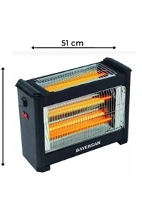 Şömine Tipi Isıtıcı Soba 1800W