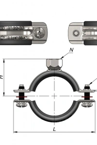 Somunlu Boru Kelepçesi 2lik