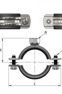 Somunlu Boru Kelepçesi 3/4