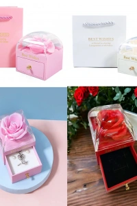 Sonsuzluk Gül Tasarımlı Takı Kutusu