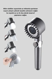 Spa Etkili Masaj Uçlu Duş Başlığı Ergonomik Tasarım