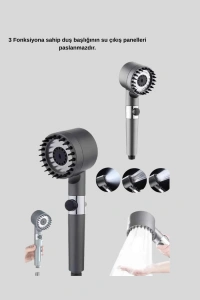 Spa Etkili Masaj Uçlu Duş Başlığı Ergonomik Tasarım