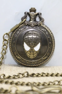 Spiderman Tasarımlı Köstekli Saat Model 2