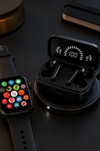 Spor ve Günlük Kullanıma Uygun Akıllı Saat ve Bluetooth Kulaklık Seti Yüksek Performans