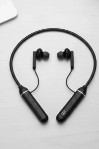 Spor ve Günlük Kullanıma Uygun Kablosuz Boyun Tipi Bluetooth Kulaklık
