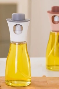 Spreyli Cam Yağ Sirke Şişesi