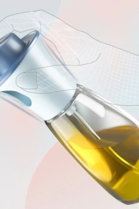 Spreyli Cam Yağ Sirke Şişesi