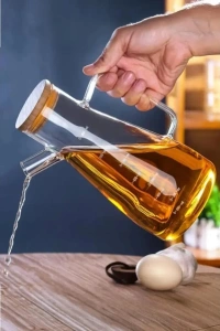 Standlı 2li Cam Yağdanlık