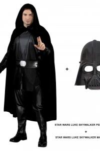 Star Wars Luke Skywalker Pelerini Yetişkin Ve Maskesi