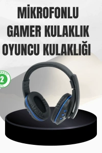 Stereo Oyun Kulaklığı – Güçlü Bas, Mikrofonlu ve Konforlu Tasarım