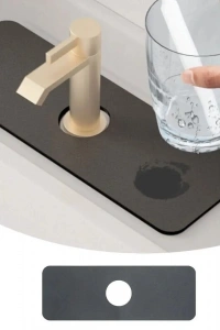 Su Emici Sihirli Mutfak Banyo Musluk Matı Lavabo Kenar Matı