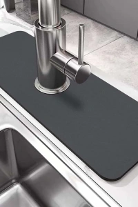 Su Emici Sihirli Mutfak Banyo Musluk Matı Lavabo Kenar Matı