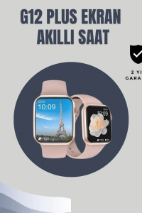 Su Geçirmez Akıllı Saat – 300 mAh Batarya, Sesli Arama, Uyku & Adım Takibi