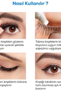 Su Geçirmez Kirpik Yapıştırıcısı Glue Siyah Renk