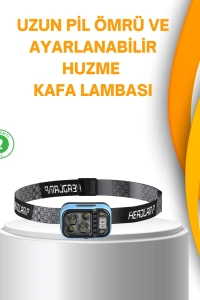 Su Geçirmez LED Kafa Lambası 53 Çalışma Modu Güç Ekranlı