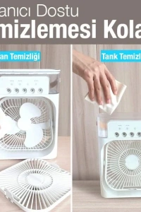 Su Hazneli Masa Vantilatörü