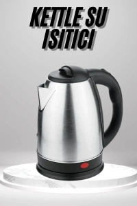 Su Isıtıcı 220 - 240 V Paslanmaz Çelik Kettle Uzun Ömürlü 2000 Watt