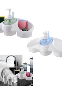 Sünger Hazneli Sıvı Sabunluk - deterjanlık