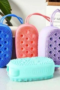 Süngerli Silikon Banyo Kesesi