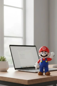 Süper Mario Dekor Figür Şık ve Eğlenceli Oyun Temalı Biblo