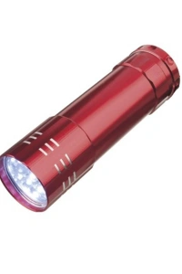 Süper Parlak 9 Ledli Metal Mini El Feneri