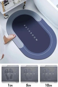 Süper Su Emici Kaymaz Tabanlı Paspas