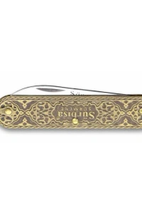 Sürbısa 61803 Pirinç İşlemeli Sürmene Çakısı 5,5 cm - Tek Bıçaklı
