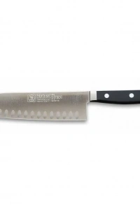 Sürbısa 61950 - Sıcak Dövme Oluklu Santoku Şef Bıçağı 18 cm