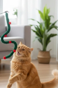 Süs Tasarımlı Kedi Oltası