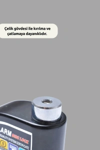 Suya Dayanıklı 110dB Alarmlı Çelik Disk Kilidi