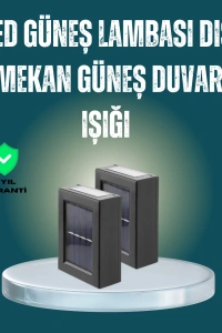 Suya Dayanıklı Güneş Enerjili Bahçe Lambası