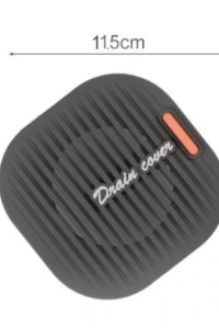 Süzgeçli Lavabo Gider Koruyucu Mat Gri