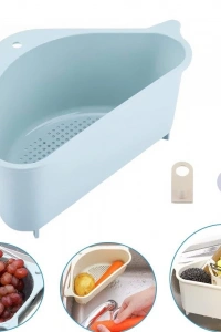 Süzgeçli Lavabo Süzgeci – Vakum Aparatlı Kenar Süzgeci