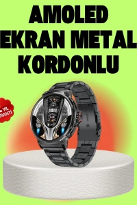 SW80 Akıllı Saat 1.93″ Ultra HD Ekran 700 mAh Batarya 3 Kordon