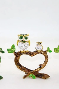 Swarovski 2li Baykuş Model 3