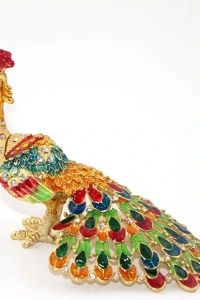 Swarovski Taşlı Tavuskuşu Model 1