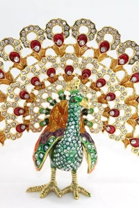 Swarovski Taşlı Tavuskuşu Model 3