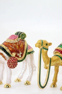 Swarovski Taşlı Tekli Deve Figürü Model 5