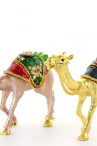 Swarovski Taşlı Tekli Deve Figürü Model 6