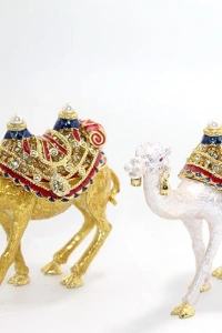 Swarovski Taşlı Tekli Deve Figürü Model 8