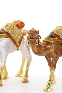 Swarovski Taşlı Tekli Deve Figürü Model 9