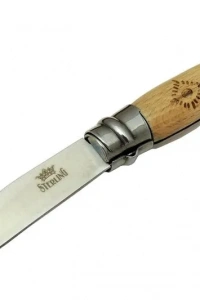 T0221 Bahçe Çakı 16 cm - Ahşap Sap, Bilezikli, Kılıflı